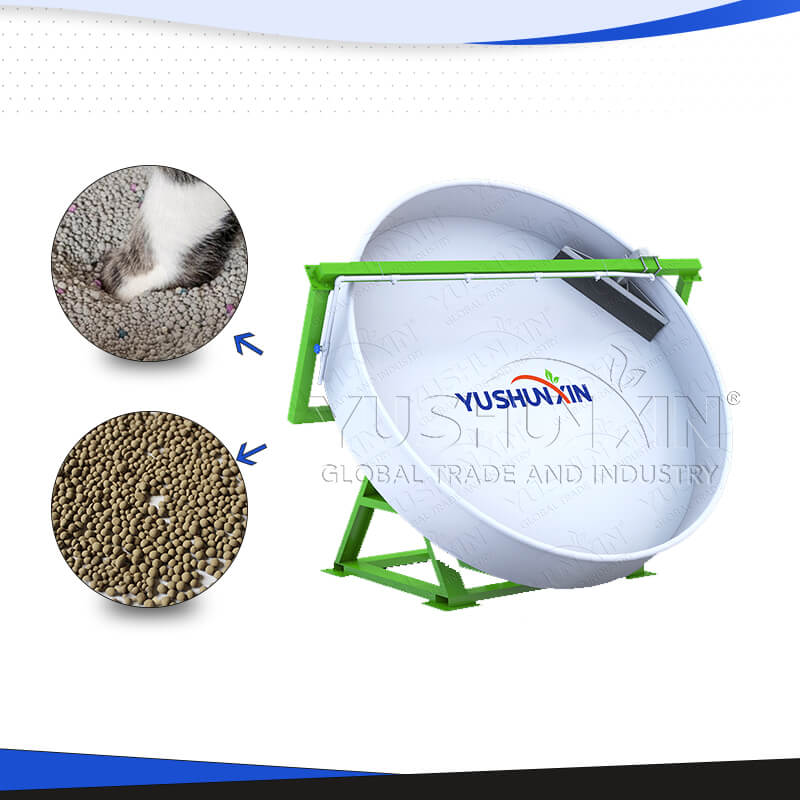 Disc Fertilizer Granulator for Cat Litter