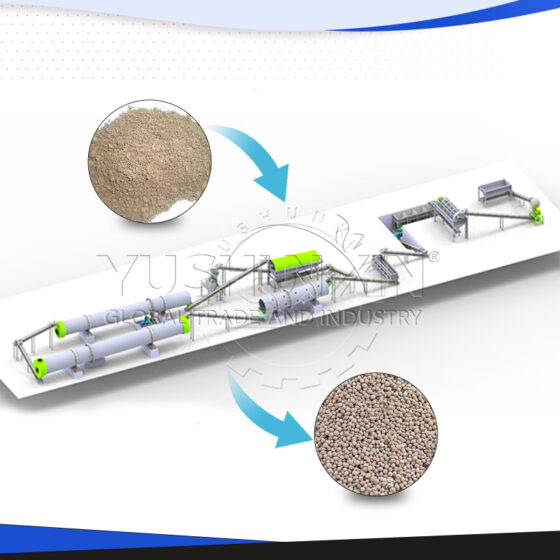 Línea de producción de fertilizante fosfatado