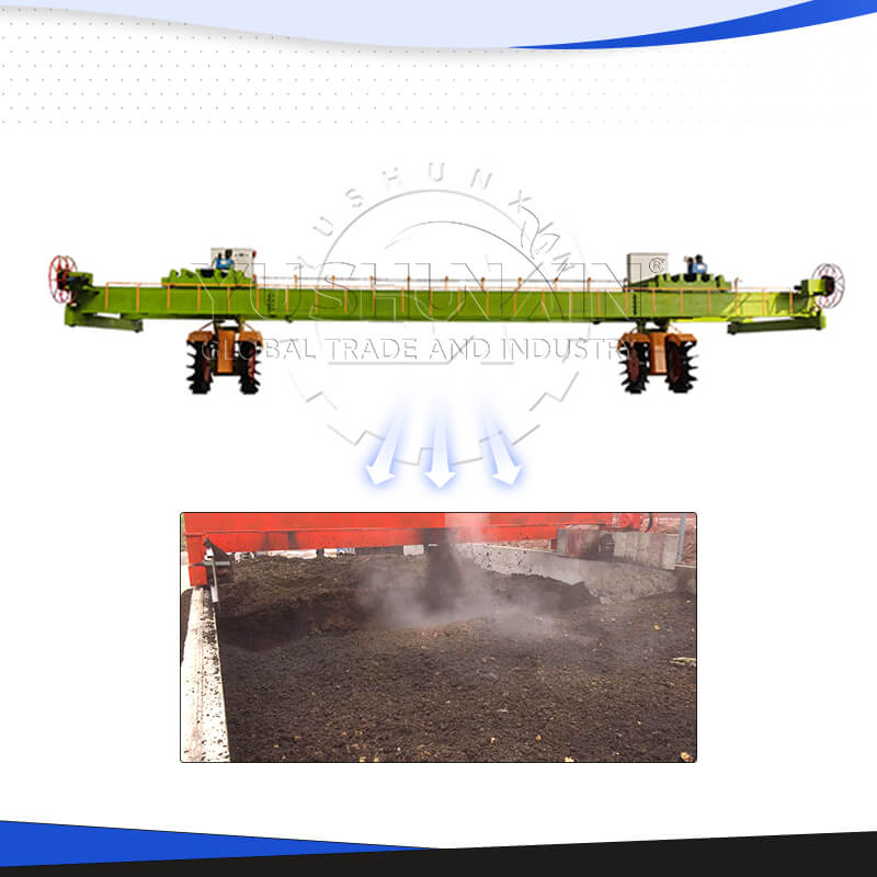 Double Wheel Compost Turner